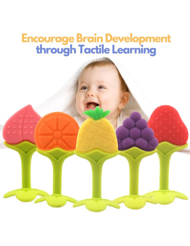 Set de Juguetes de Dentición Nearbyme para Bebés - 5 Piezas