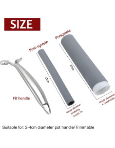 Manga de Silicona Antideslizante Smilelife - 2 Piezas Grande 2