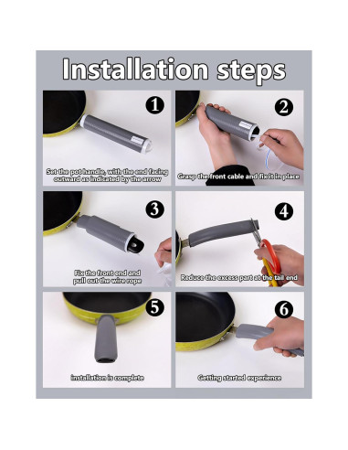 Manga de Silicona Antideslizante Smilelife - 2 Piezas Grande