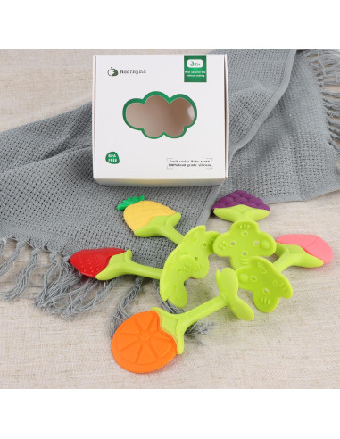 Set de Juguetes de Dentición Nearbyme para Bebés - 5 Piezas
