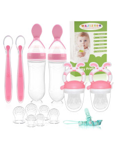 Chupete de Alimentación WAJIAYON para Bebés - 6 Piezas Rosa