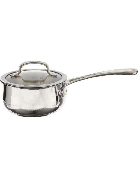 Conjunto de Cacerolas Cuisinart Contour Acero Inoxidable 1.89L y 0.95L