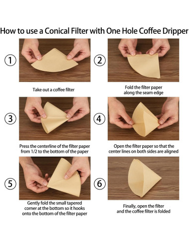 Vertedor de Café Cerámica Mongdio MD-TCLB Negro 320g