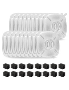 Filtros de Reemplazo Allxin para Fuente de Gatos 16 Pack