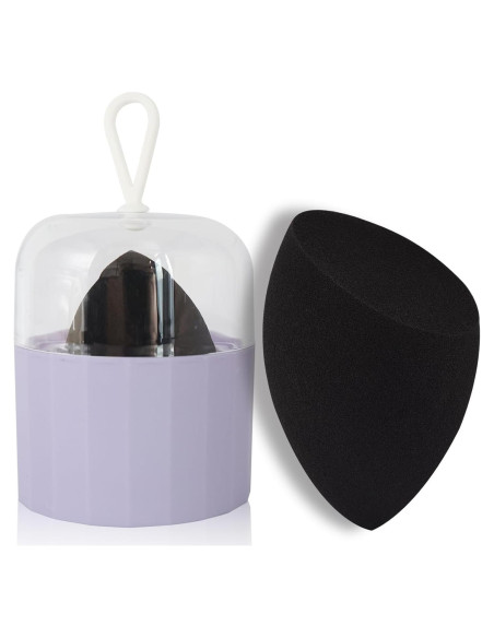 Juego de Esponjas de Maquillaje Banidy con Soporte Negro
