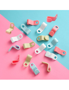 60 Ganchos Conectores para Perchas Booge - Ahorra Espacio 2