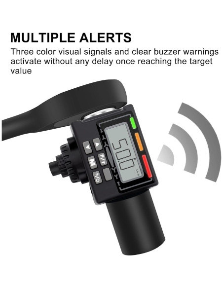 Adaptador de Torque Digital MULWARK 1/2" 7.4-147.5 ft-lbs