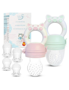 Chupete de Alimentación de Frutas Bluet B - Silicona BPA Free - 2 Unidades
