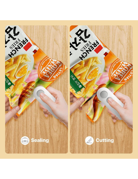 Sello de Bolsas Mini MEPOWER 2 en 1 Cortador y Calor Sello de Bolsas Mini MEPOWER 2 en 1 Cortador y Calor