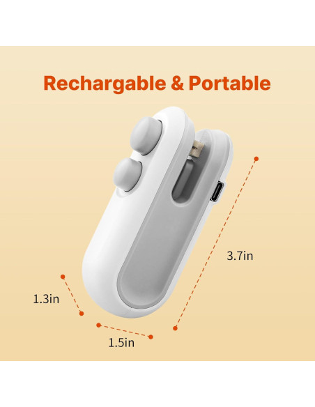 Sello de Bolsas Mini MEPOWER 2 en 1 Cortador y Calor Sello de Bolsas Mini MEPOWER 2 en 1 Cortador y Calor