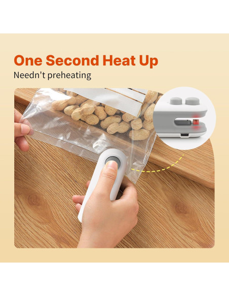 Sello de Bolsas Mini MEPOWER 2 en 1 Cortador y Calor Sello de Bolsas Mini MEPOWER 2 en 1 Cortador y Calor