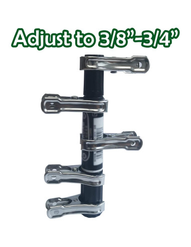 20 Clips de Jardinería Samhopo de Acero Inoxidable 5.08 cm