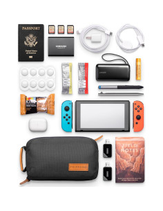Organizador de Electrónica TRIPPED - Estuche de Viaje Negro 2