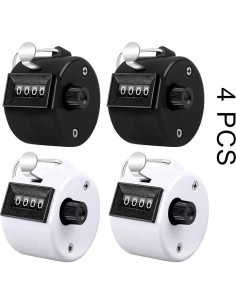 Contador de Clicks Mecánico HZXSDEG 4 Dígitos Portátil 2