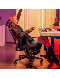 Silla de Oficina Ergonómica FLEXISPOT Foldex Plegable Negra 2