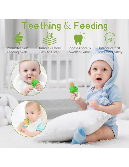 Chupete de Alimentación WAJIAYON para Bebés - 3 Tamaños y Cuchara