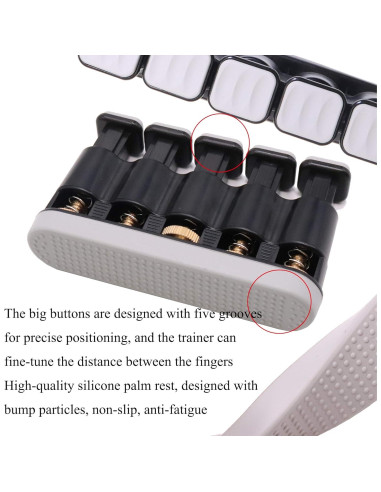 Ejercitador de Dedos DILIMI para Guitarra - Ajustable 1.36 a 3.86 kg