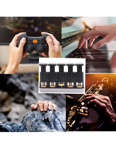 Ejercitador de Dedos DILIMI para Guitarra - Ajustable 1.36 a 3.86 kg