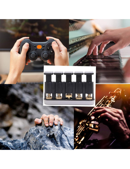 Ejercitador de Dedos DILIMI para Guitarra - Ajustable 1.36 a 3.86 kg