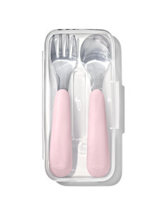 Juego de Cuchara y Tenedor OXO Tot para Llevar - Flor