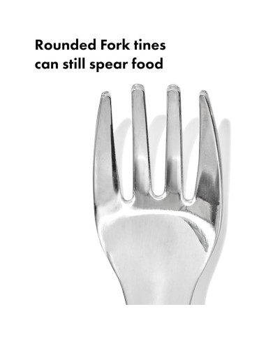 Juego de Cuchara y Tenedor OXO Tot para Llevar - Flor