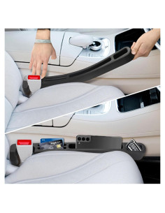 Relleno de Espacio para Asiento de Coche DEWEST - Juego de 2, Ajustable