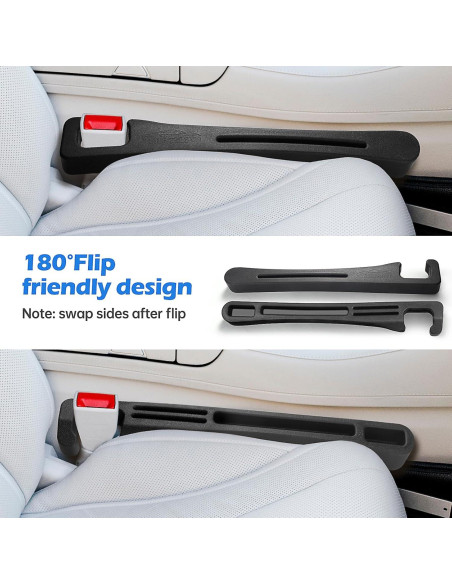 Relleno de Espacio para Asiento de Coche DEWEST - Juego de 2, Ajustable