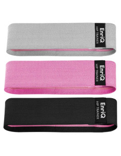 Bandas de Resistencia EnriQ para Glúteos y Piernas - 3 Niveles