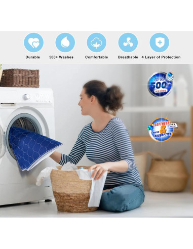 Almohadillas Impermeables Alsunny 61x91 cm - 4 Paquetes