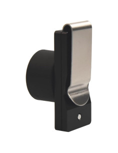 Porta Tiza de Billar Lake of Fire con Clip Magnético - Negro