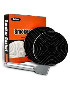 Junta Autoadhesiva Negra Dallden para Big Green Egg 2 Piezas