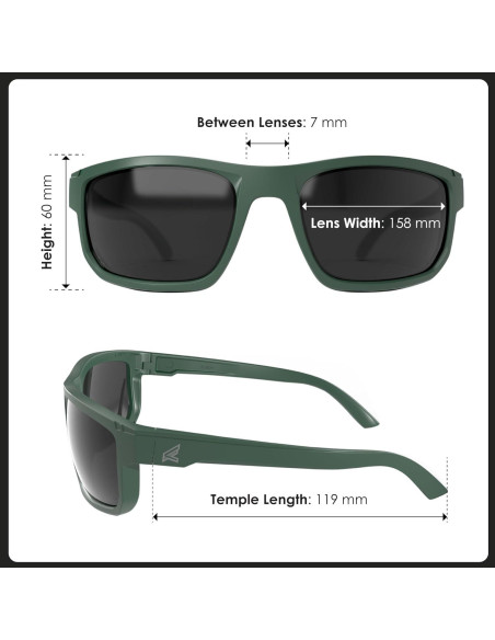 Gafas de Seguridad Edge Defiance Z87+ Polarizadas Humo Gafas de Seguridad Edge Defiance Z87+ Polarizadas Humo