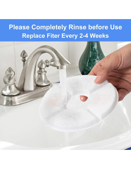 11 Piezas Filtros de Reemplazo Guarm para Fuente de Gato 2.5L