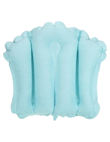 Almohada de Baño Inflable PATIKIL con Ventosas - Azul 51x38cm
