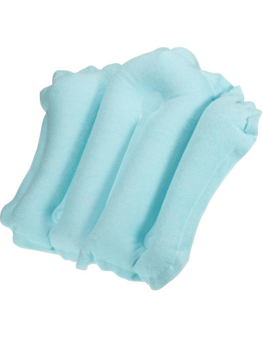 Almohada de Baño Inflable PATIKIL con Ventosas - Azul 51x38cm