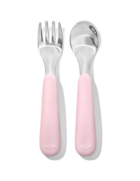 Juego de Cuchara y Tenedor OXO Tot para Llevar - Flor