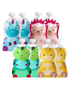 Bolsas Reutilizables para Comida ChooMee FreshSquad 5 oz - 8 Unidades