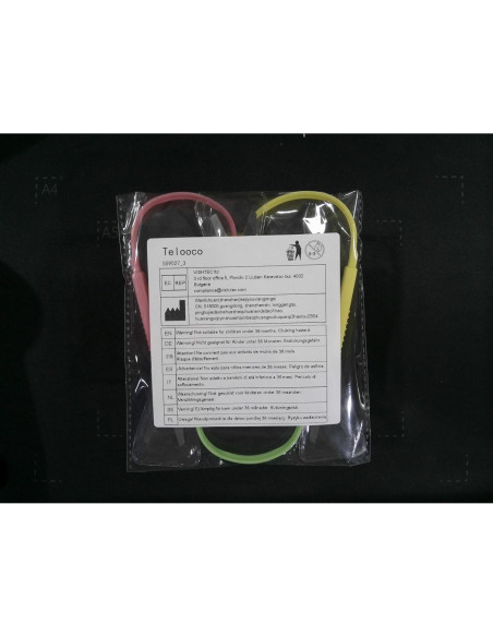 Set de Tijeras de Bucle Telooco 3 Piezas 14 cm Seguridad Niños