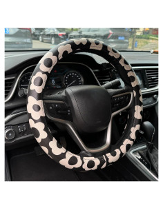 Cubierta de Volante Naxizo 15" Cuero Microfibra Antideslizante