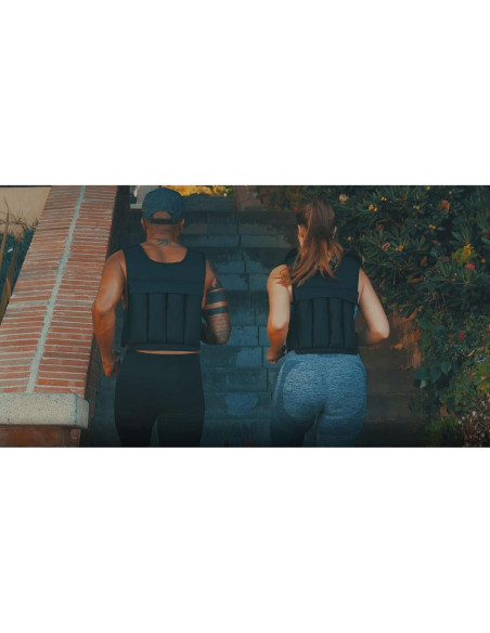 Chaleco con Pesas RUNmax 5.44kg Talla Única Negro