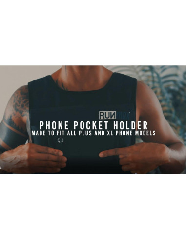 Chaleco con Pesas RUNmax 5.44kg Talla Única Negro