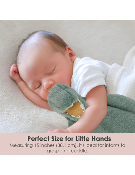 Manta de Seguridad MON AMI Dino Plush Lovey 38.1 cm Manta de Seguridad MON AMI Dino Plush Lovey 38.1 cm