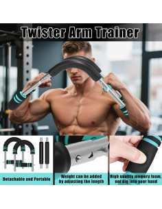 Entrenador de Brazos Twister Moniko 50KG Ajustable Portátil 2