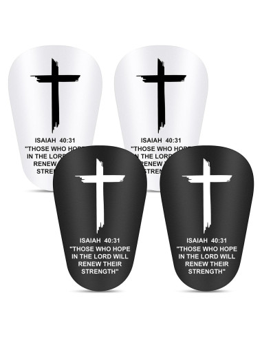 2 Pares Mini Espinilleras Fútbol DERTE 8.5x6 cm Cruz Fe