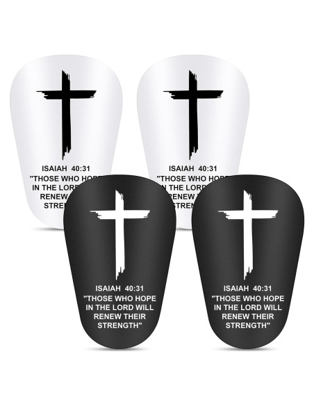 2 Pares Mini Espinilleras Fútbol DERTE 8.5x6 cm Cruz Fe