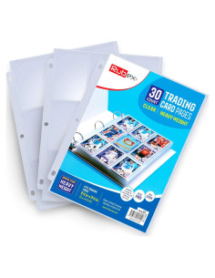 Fundas para Tarjetas de Béisbol RUBEX 30 Páginas Transparente