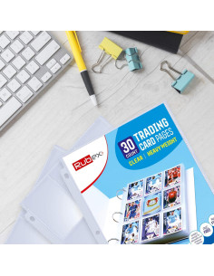Fundas para Tarjetas de Béisbol RUBEX 30 Páginas Transparente 2