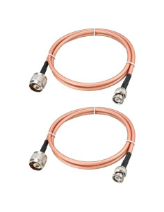 Cable Coaxial RG-142 uxcell Macho N a Macho BNC 90cm