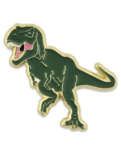 Pin de Solapa Esmalte T-Rex Verde PinMart 3.18 cm