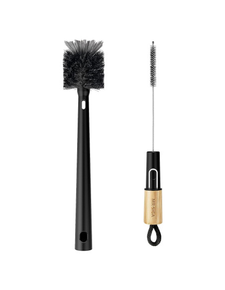 Cepillo Limpiador de Botellas y Pajitas MR.SIGA 2 en 1